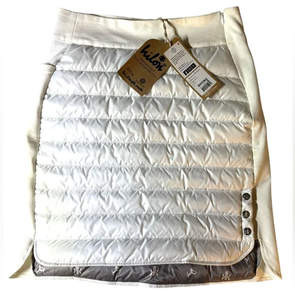 Krimson Klover NWT Edge Down Winter Womens Skirt in Snow White Sz S - Picture 2 of 9